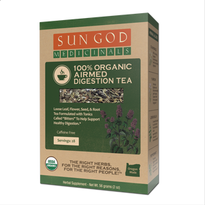 Airmed Digestion Organic Herbal Tea - Sun God Medicinals