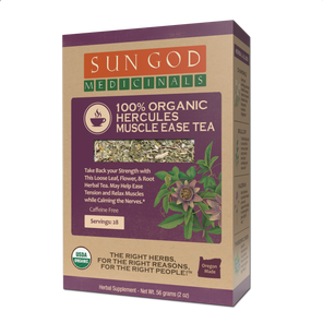 Hercules Muscle Ease Organic Herbal Tea - Sun God Medicinals