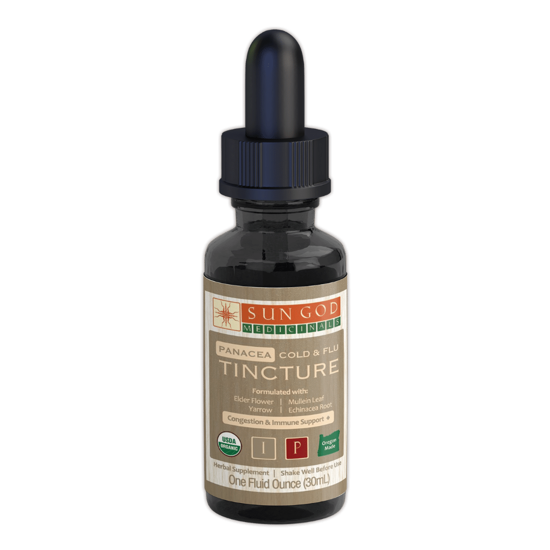 Panacea Cold & Flu Herbal Tincture - Sun God Medicinals