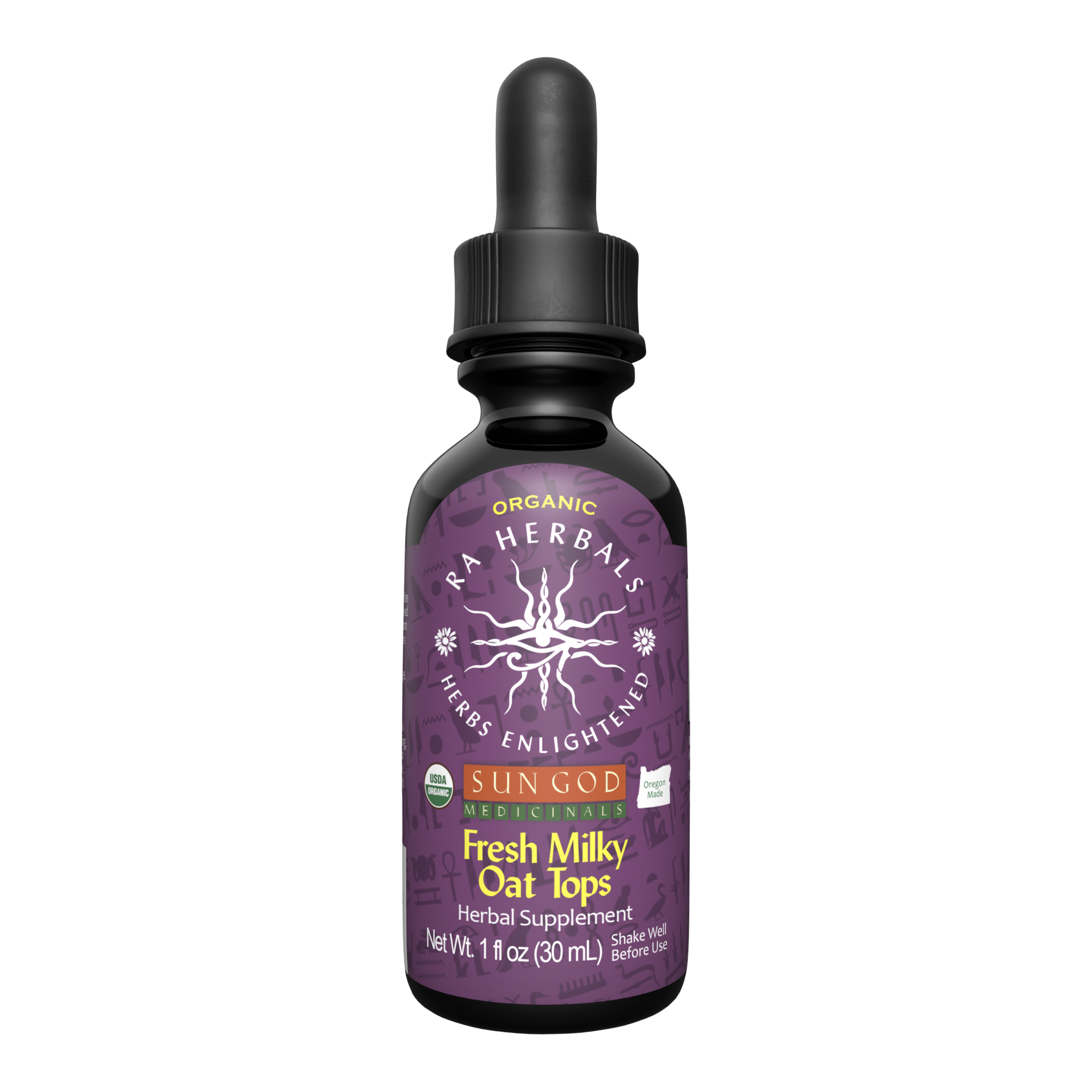 Ra Herbals Certified Organic Milky Oat Tops Tincture