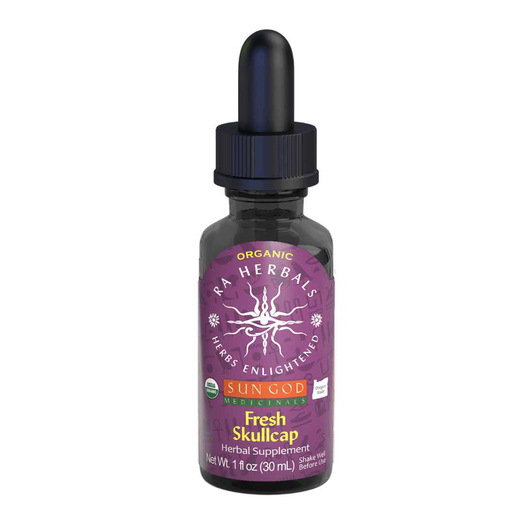 Ra Herbals Certified Organic Fresh Skullcap Tincture - Sun God Medicinals