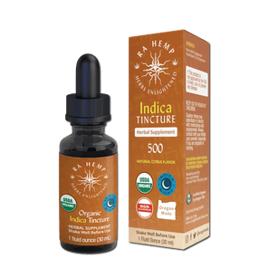Organic Ra Hemp MCT Oil Tincture 500 (Indica) - Sun God Medicinals