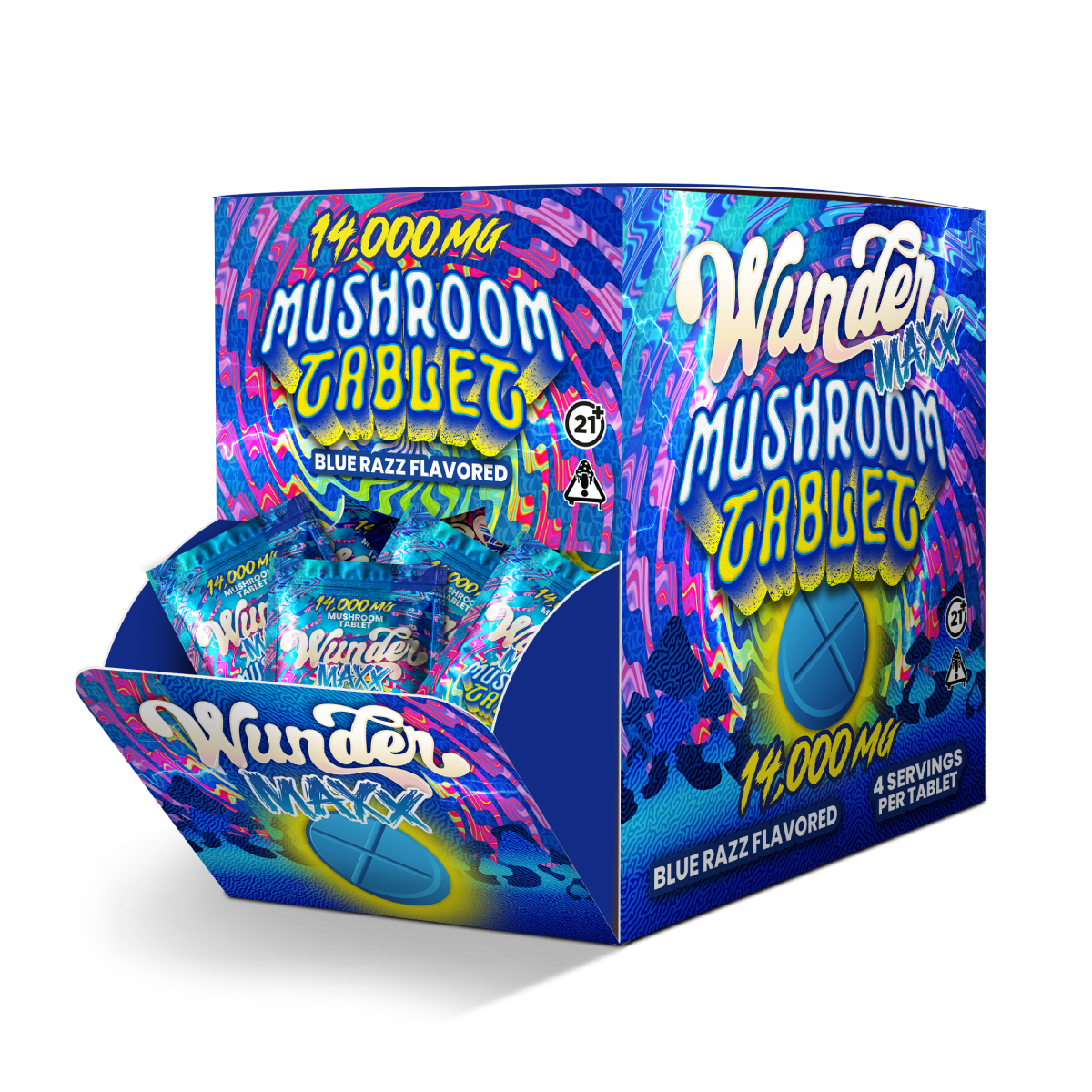 Wunder Maxx Tablets — Blue Razz